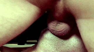 jock swallows everything from monster cock