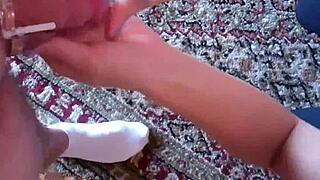 Enjoy a very hard and exciting handjob tease