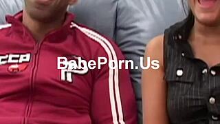 Blonde Girl Bangs Black Guys In Group