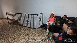 hidden camera threesome with cleaning girl annrides, whoa