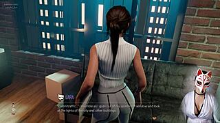lara's croft adventures: episode 6, intense masturbation session
