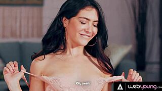 Smokin Hot Jane Wilde Ravages Roommate in Lingerie Fitting with Intense Lesbian Action. Dorm Heat Explodes!