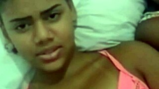 Young girl shows her boobs