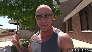 Dagfs - shy Alexa, umm, stumbles in her first porno flick, ya know!