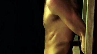 Fit twink bondage slave used by hardcore daddy