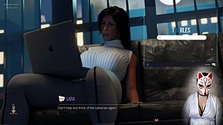 lara's croft adventures: episode 6, intense masturbation session