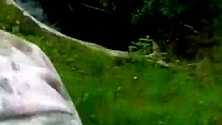 Redgrrl Gets Naughty with Outdoor Sexy Time by the Lake