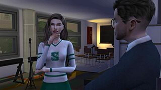 my petite teen cheerleader banging the hot professor