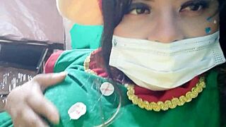 sexy zorra, why dress like a hot elf and show that big ass after jungle banging?