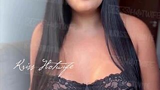 Kriss hotwife explores outdoor curiosities