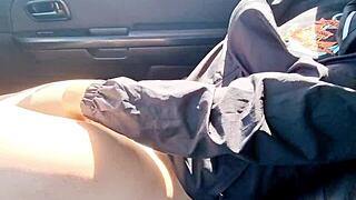 a day in the field ends with relaxation feeling wet