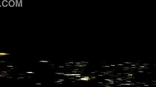 I fucked my amateur lover on the outdoor table at night