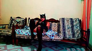 stepmother in lingerie is falling in love with her stepson and sends him porn in lingerie while she makes very hot movements on the furniture of the house