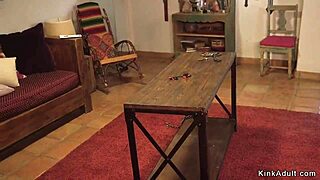 Hey, that runaway busty blonde got fucked hard in bondage