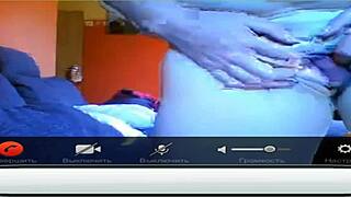 Watch this old Russian woman finger herself on webcam. So hot!