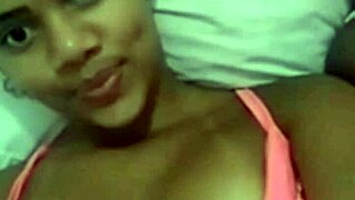 Young girl shows her boobs