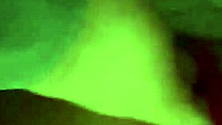 Bent over in thong for doggystyle creampie.