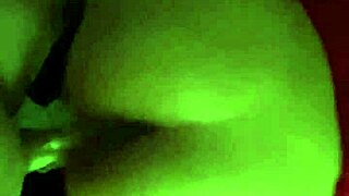 Bent over in thong for doggystyle creampie.