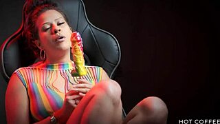 Sexy Latina Sucks Huge Dick Lollipop