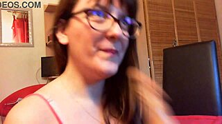 Italian milf in thong plays solo and cums hard