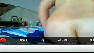 Watch this old Russian woman finger herself on webcam. So hot!