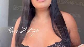 Kriss hotwife explores outdoor curiosities