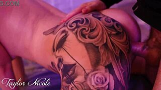 taylor nicole fucks until puke in rough roleplay