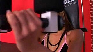 Hot Brunette's PUSSY DRILLED Hard in Gym Doggystyle. Watch Her Bend Over for a Wild Cumshot!