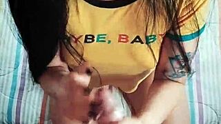 i'm gettin a blowjob from this argentinian prostitute babe and she cums on my face, so hot!