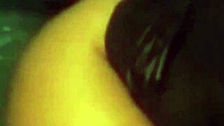 My wife was horny, so I stopped at the parking lot for her to fuck a strange big black cock guy who roughly assfucked my brunette wife.