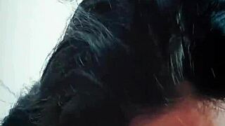 i'm gettin a blowjob from this argentinian prostitute babe and she cums on my face, so hot!