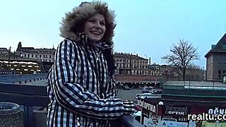 POV of Czech babe seducing, getting pounded at the mall