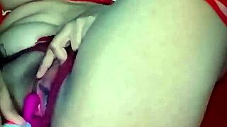 hey, latina neighbor in red wants you to watch her vibrator play