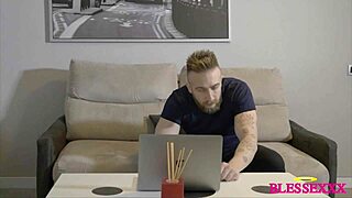 Watch Porn With My Gay Friend And Get A Blowjob!