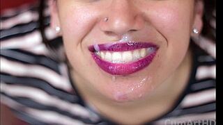 violet lips cfnm cum drippin all over my clothes man