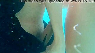this hot blonde is fucking so good in the pool, close-up action!