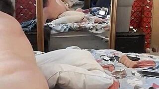 Exploring double dildo play in a fun session