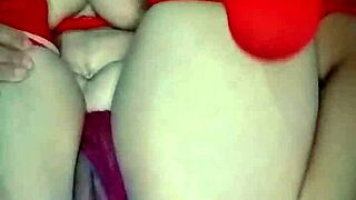 hey, latina neighbor in red wants you to watch her vibrator play