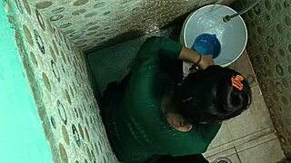 Indian Girl Tabassum's Steamy Bathroom Moment