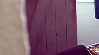 blonde teen khloe rides hard on washer with brother