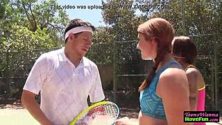 Teen Feels Intense Pleasure During Outdoor Facial