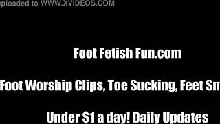 foot fetish massaged feet with jerk off instructions