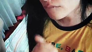 i'm gettin a blowjob from this argentinian prostitute babe and she cums on my face, so hot!