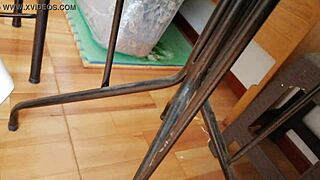 Upskirting my friend's hot Argentine wife Mia Katherine 😏