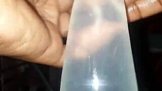 I prepare my penis with ice cubes for intense pussy pounding on web chat