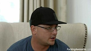 Blonde pornstar Khloe Kapri rides big cock bent over