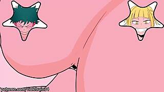 Deku Masturbates Then Fucks Himiko Toga. Uncensored Hentai Anime Scene