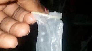 I prepare my penis with ice cubes for intense pussy pounding on web chat