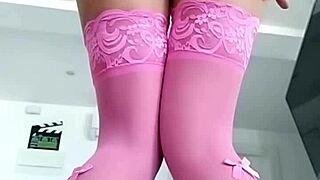 Alexa Tomas in sexy lingerie gets off solo with wild passion