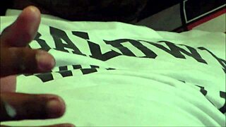 Man, that fat black cock cumming in slow motion is wild!